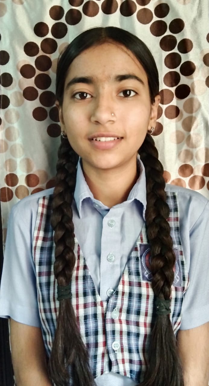 Purna Solanki Class X (90.5%) RBSE Board 2025-26