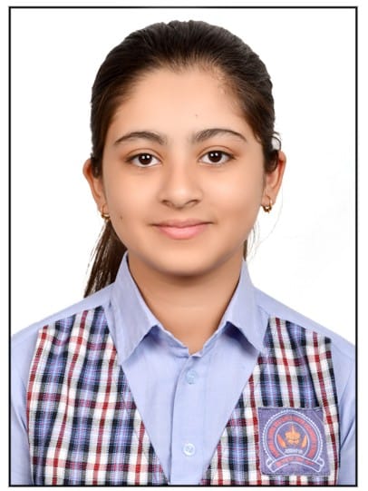 Akshita Mathur — CLASS  X topper at AJDG School, RBSE Board 2025-26 (97.17%)